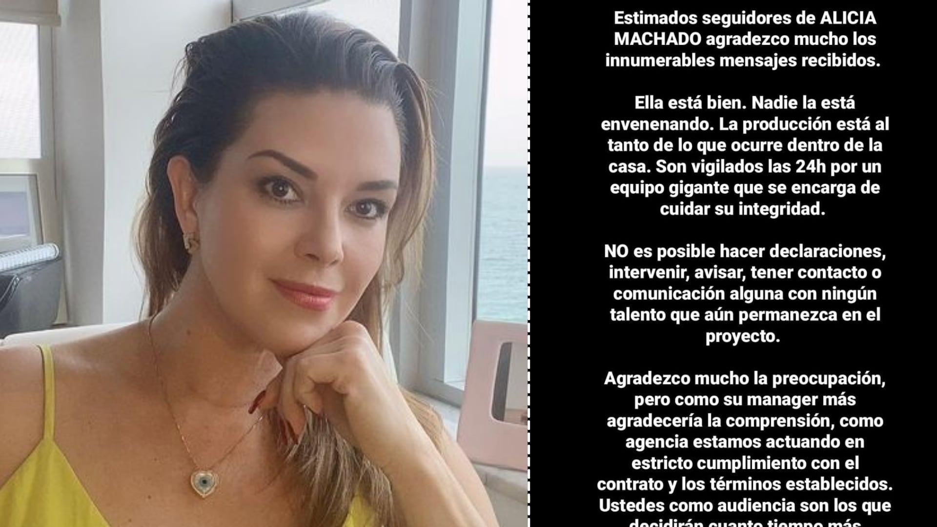 Alicia Machado está a salvo en La casa de los famosos