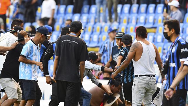 Riña en el estadio La Corregidora