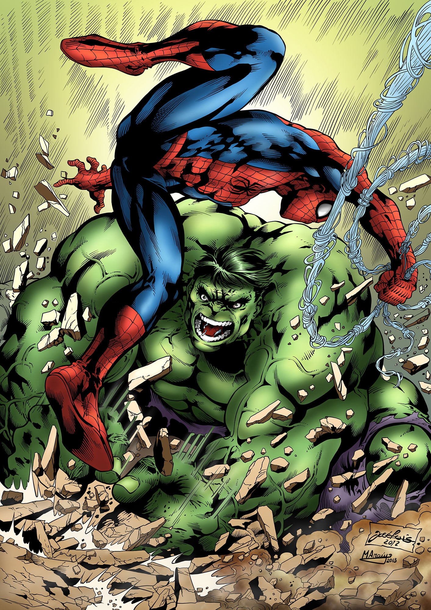 Hulk y Spider-Man