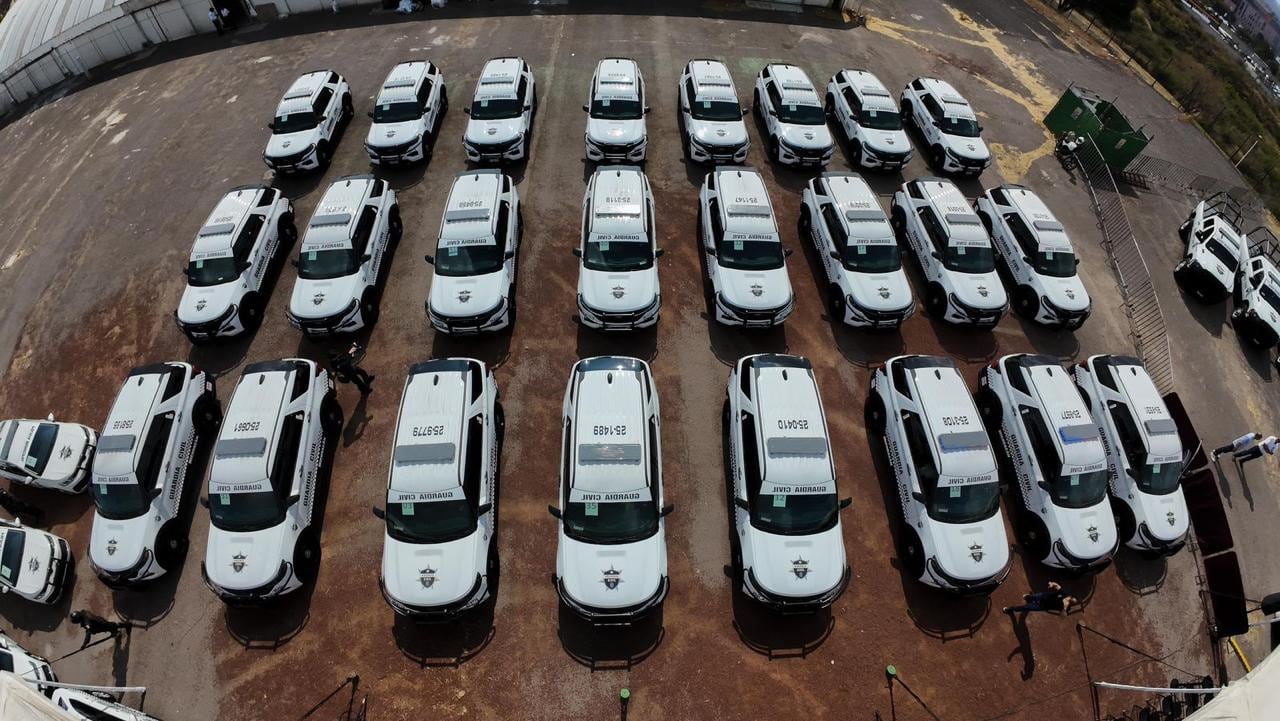 Alfredo Ramírez Bedolla entregó 122 patrullas para reforzar la seguridad en Michoacán