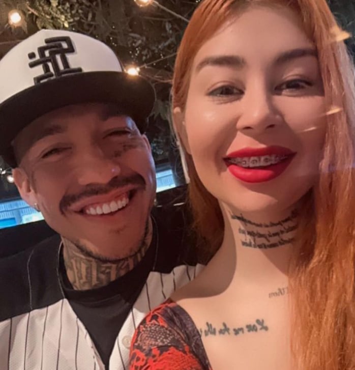 Lefty SM y su esposa