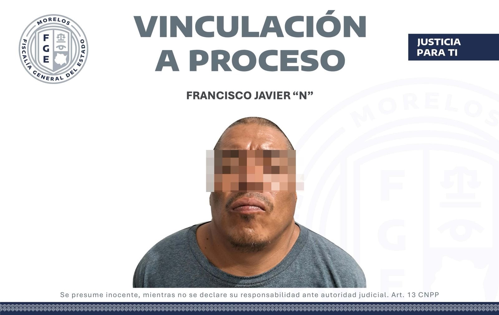 Vinculan a proceso a Francisco Javier Meléndez por feminicidio de Claudia Tacoronte