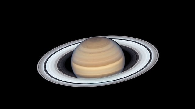 Saturno tomado por el Telescopio Espacial Hubble
