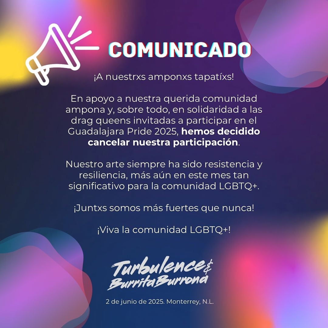 Turbulence y Burrita Burrona: Guadalajara Pride 2025