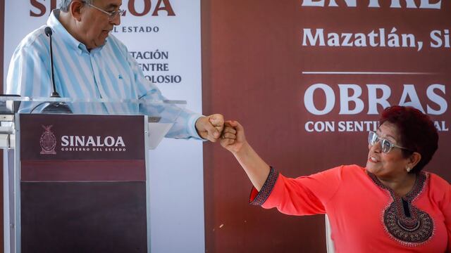 Rubén Rocha Moya, gobernador de Sinaloa, en Mazatlán
