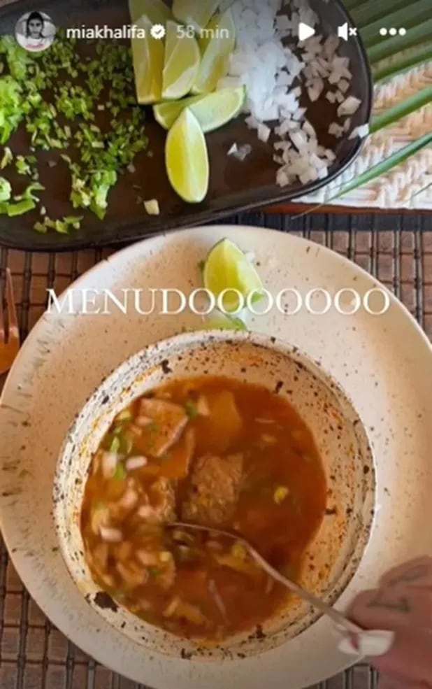 Mia Khalifa cuando estuvo de vacaciones en México