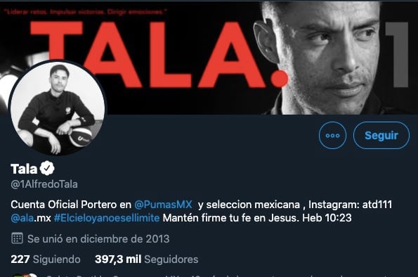 Twitter Alfredo Talavera