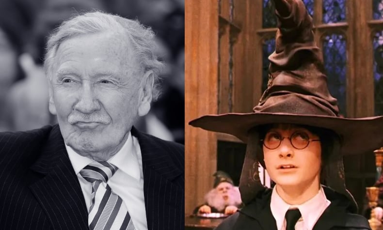 Leslie Phillips dio su voz al Sombrero Seleccionador de Harry Potter
