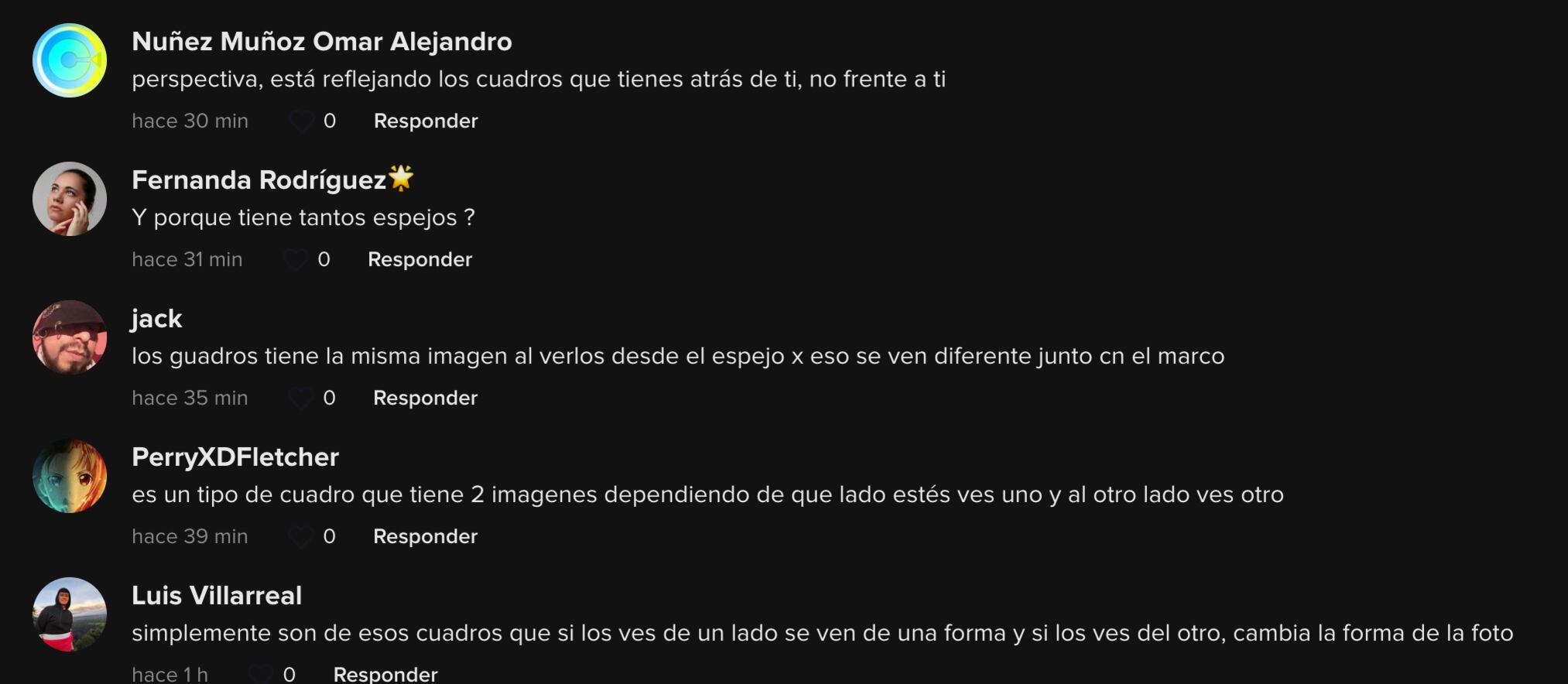 Comentarios al error en la Matrix