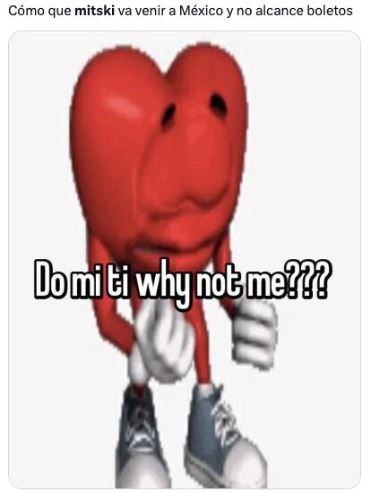 Los memes expresan la tristeza de los fans de Mitski al no alcanzar boletos para su concierto en México