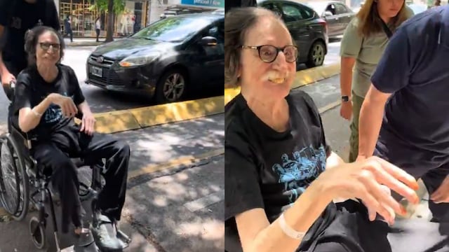 Charly García reaparece en silla de ruedas y preocupa a sus fans