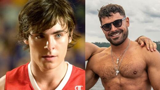 Zac Efron antes y ahora: Así se ve en 2023 a sus 36 años