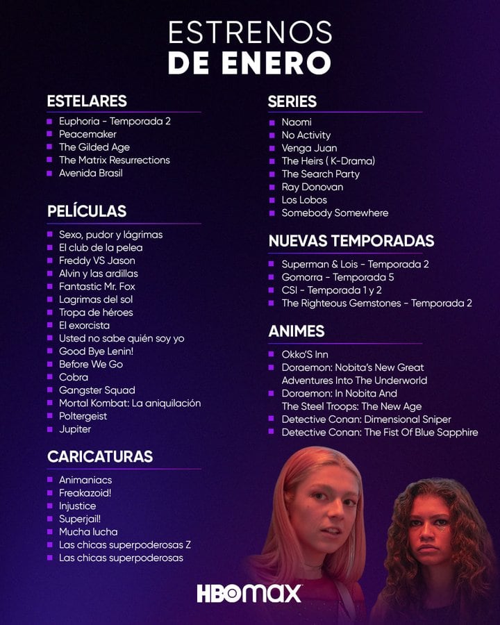 Estrenos HBO Max