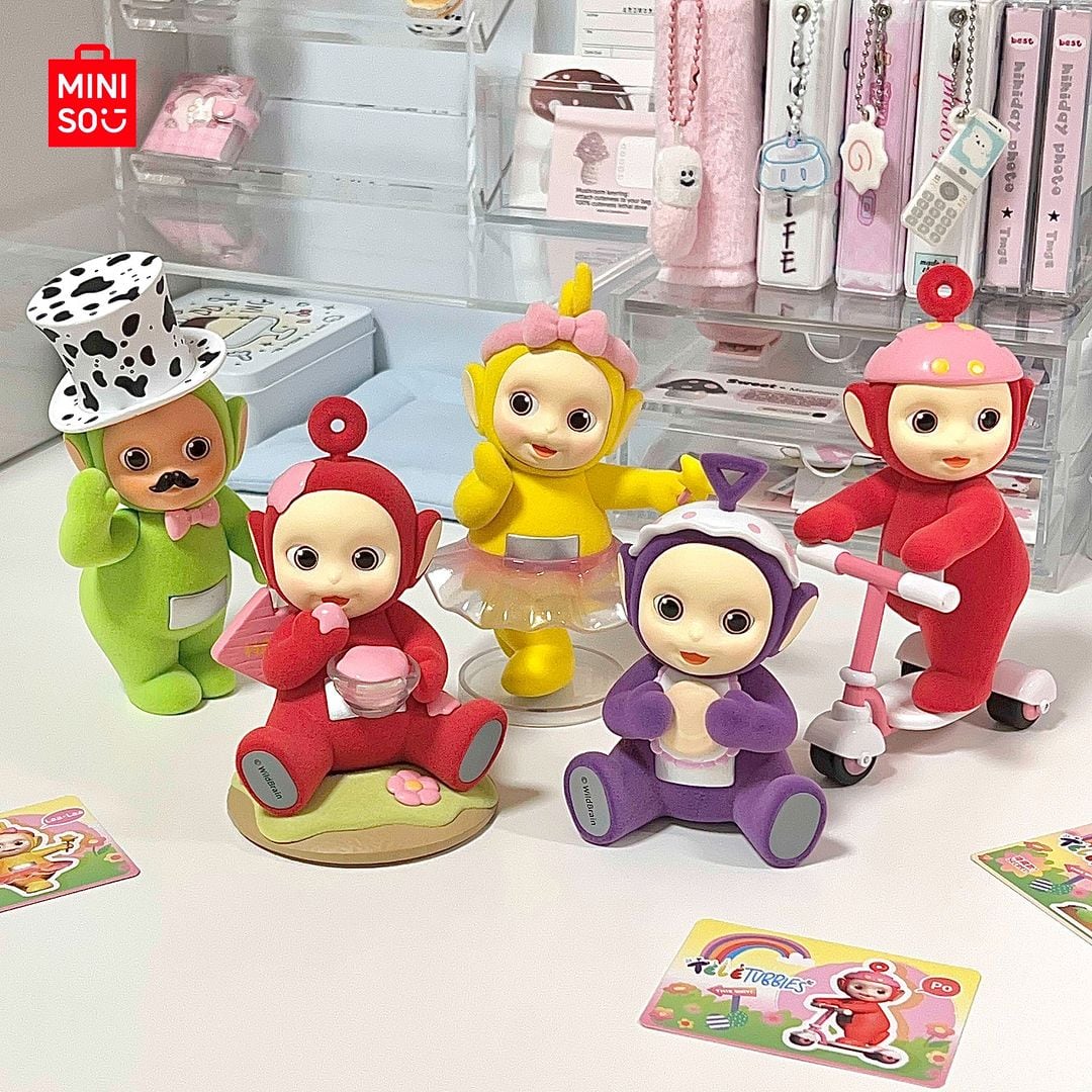 Cajas sorpresa de los Teletubbies en Miniso