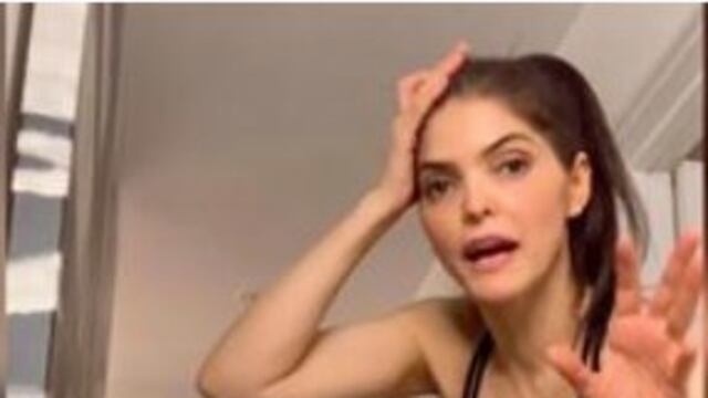 Ana Bárbara y sus hijos.