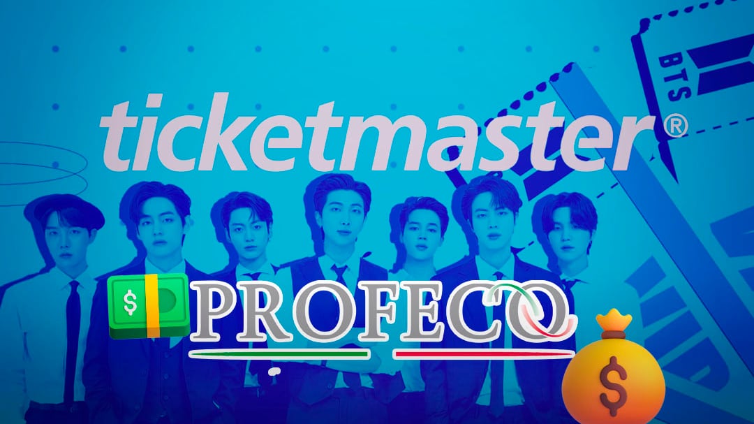 Profeco multa con 5 millones a Ticketmaster por venta de boletos de BTS