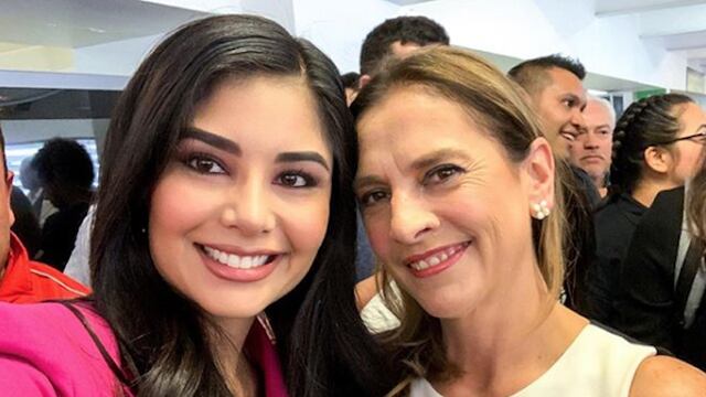 Geraldine Ponce y Beatriz Gutiérrez Müller.