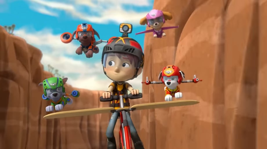 Paw Patrol por Día Nacional de la Bicicleta Eléctrica