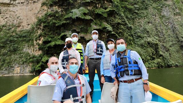 Autoridades en Cañón del Sumidero