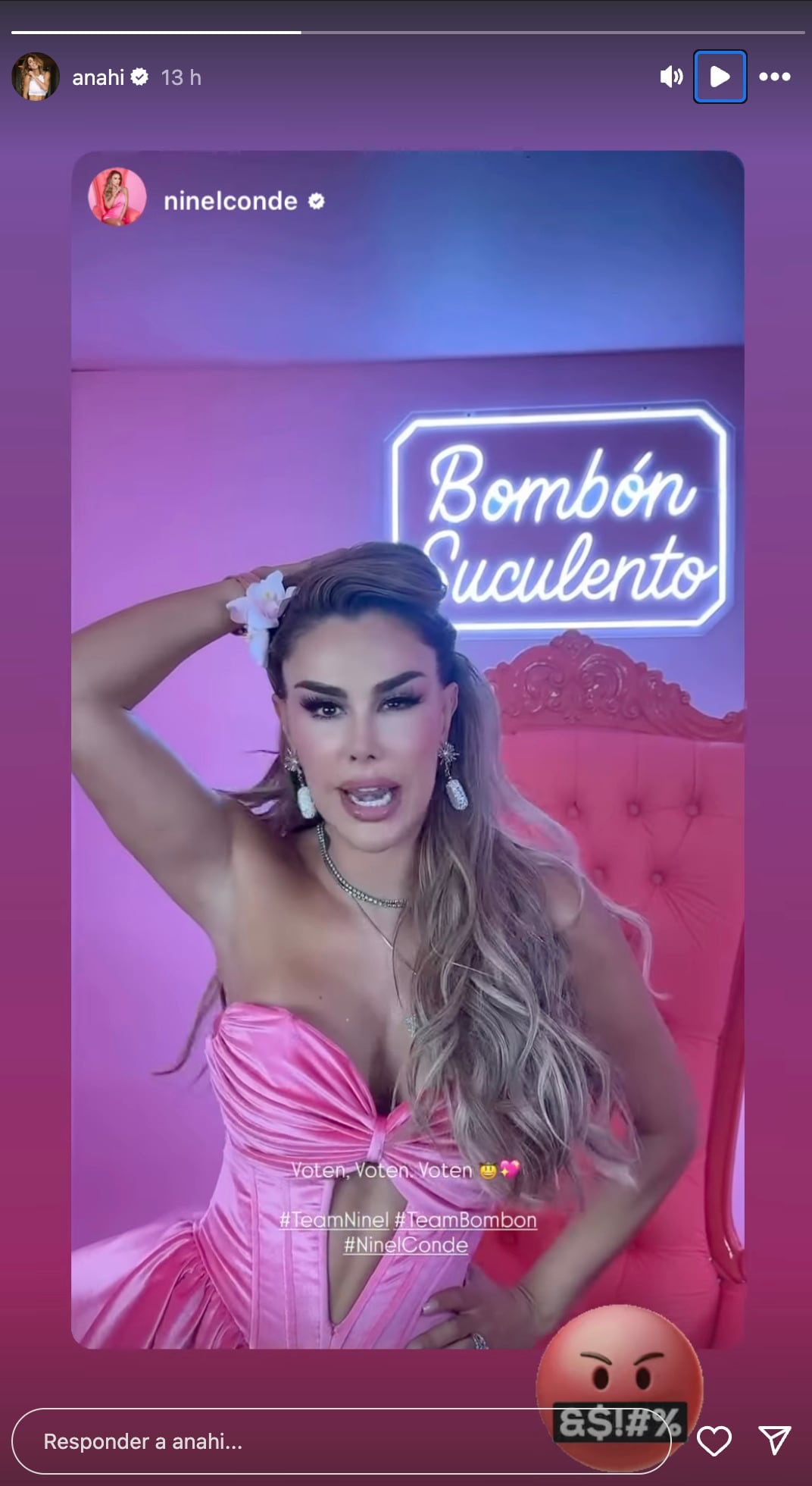 Anahí pide votos para Ninel Conde en La Casa de los Famosos México 2025