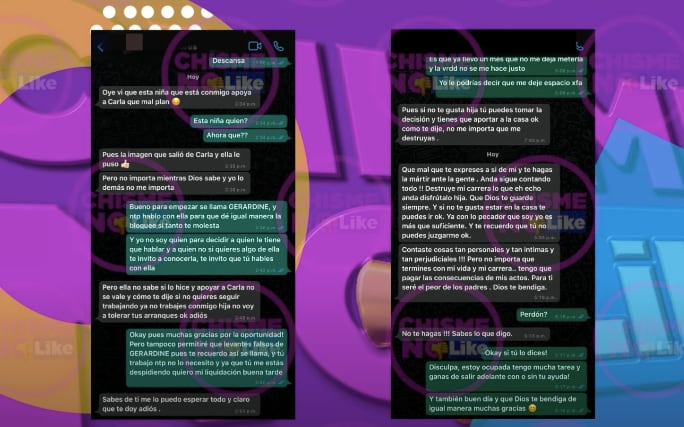 Conversación entre Chuponcito y su hija