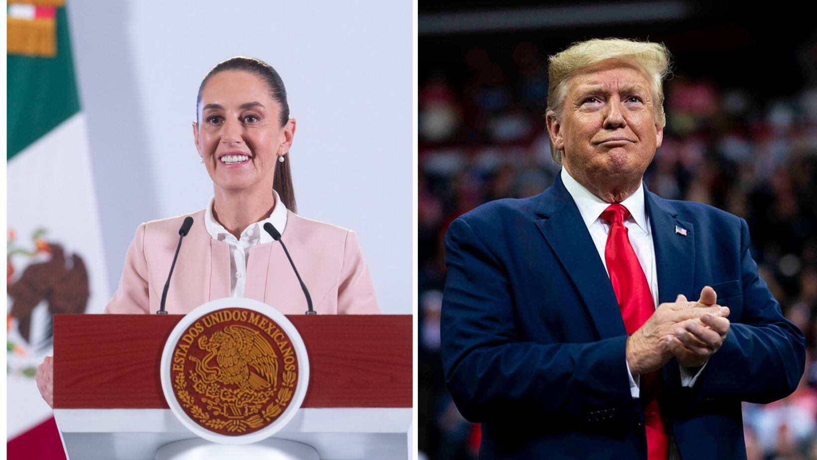 Claudia Sheinbaum y Donald Trump tienen interlocutores