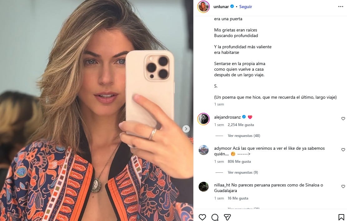 Mensajes confirman la relación entre Alejandro Sanz y Stephanie Cayo