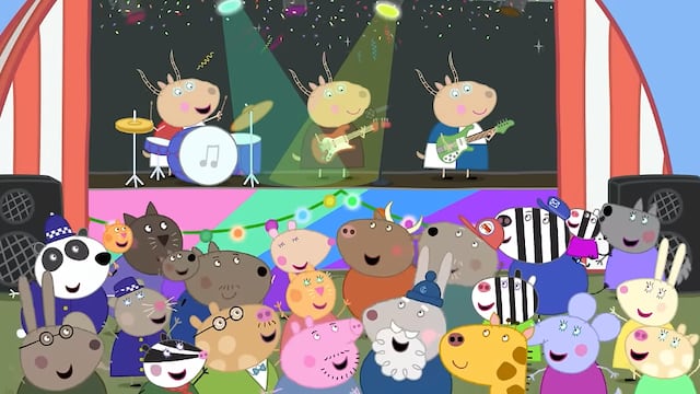 Peppa Pig por el Día Mundial de Elvis Presley