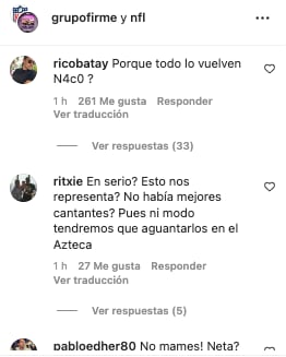 Le llueve hate a Grupo Firme