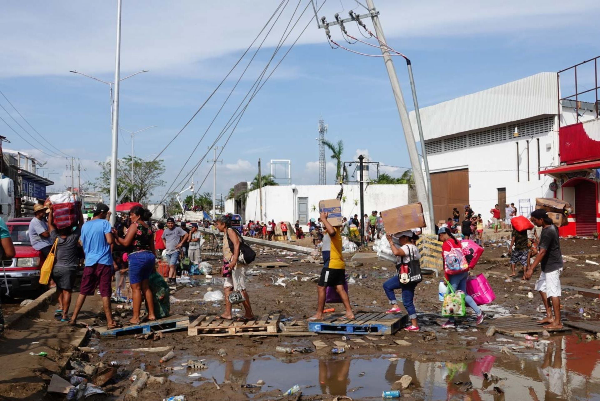Daños en Acapulco tras el paso del Huracán Otis