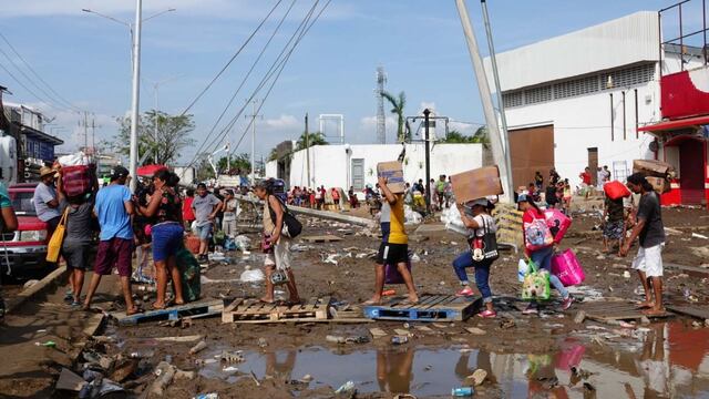 Acapulco tras el paso del Huracán Otis