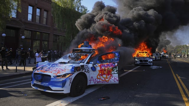 Protestas en Los Ángeles de migrantes 8 de junio
