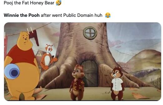 memes de 'Winnie the Pooh: Blood and Honey'