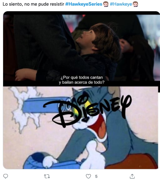 Memes sobre la serie de 'Hawkeye'