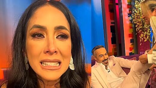 Carlos Arenas sufre penoso accidente en Cuéntamelo Ya! y Cynthia Urías rompe en llanto