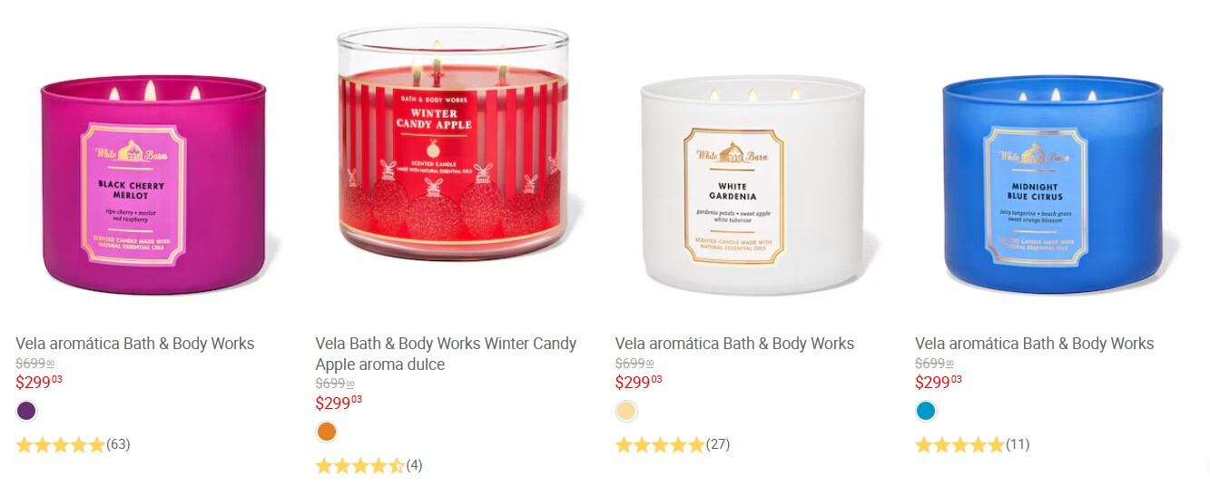 Día de la Vela en Bath & Body Works en Liverpool