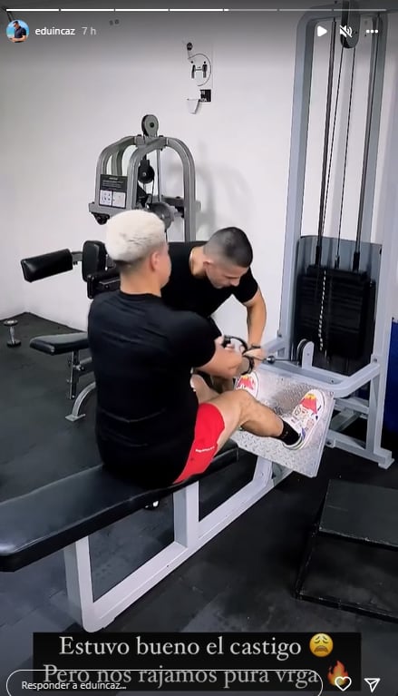 Eduin Caz regresa a la vida fitness.