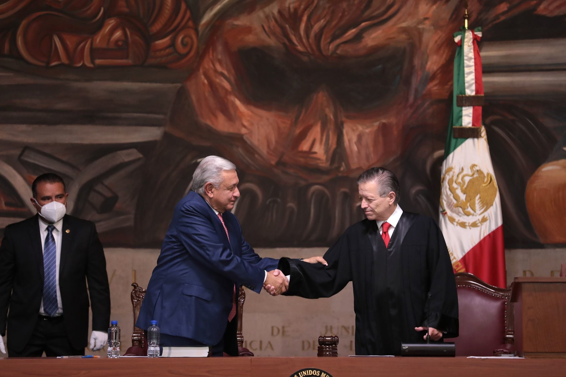 Andrés Manuel López Obrador (AMLO) y Arturo Zaldívar
