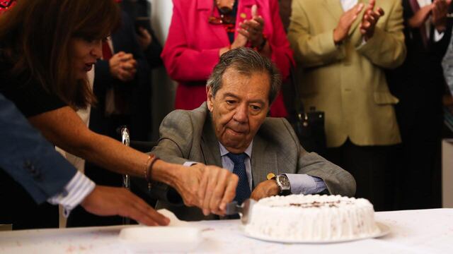 Porfirio Muñoz Ledo celebró su cumpleaños número 86.