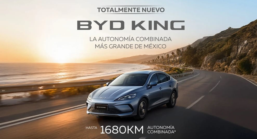 Automóvil BYD King 2027.
