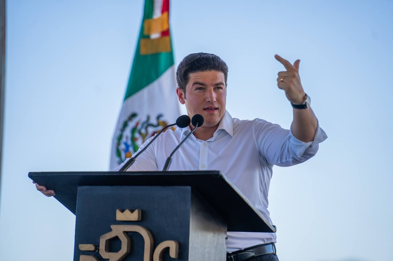 Samuel García inaugura carretera La Gloria-Colombia