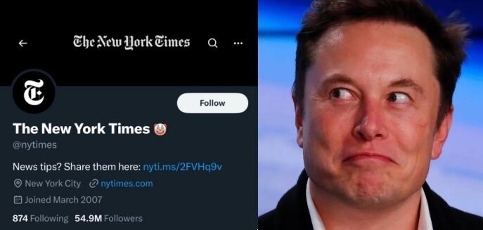 The New York Times pierde insignia de verificación de Twitter