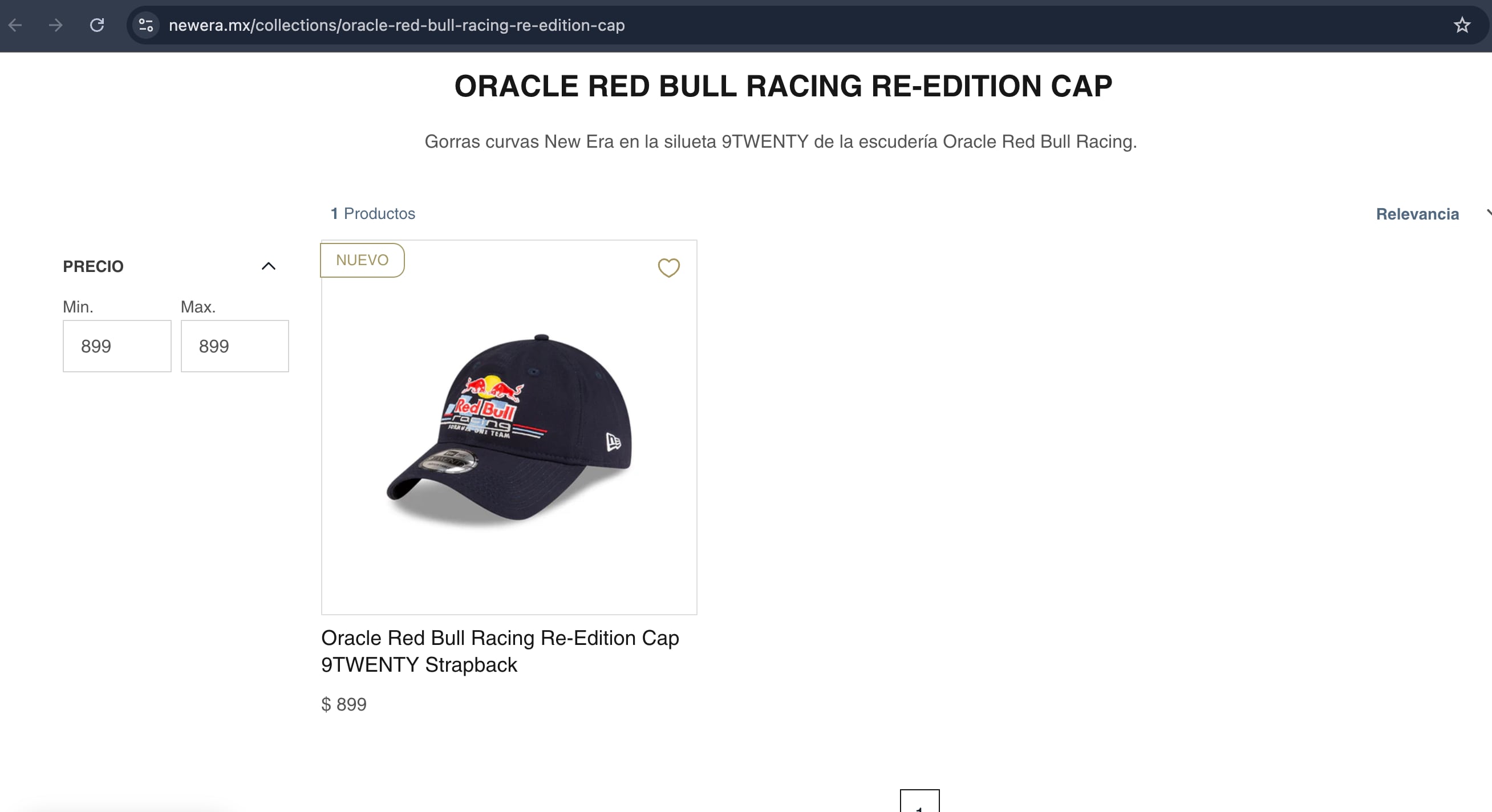 Precio y dónde comprar la gorra New Era de Checo Pérez
