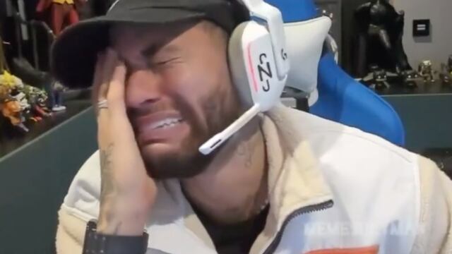 Neymar llorando