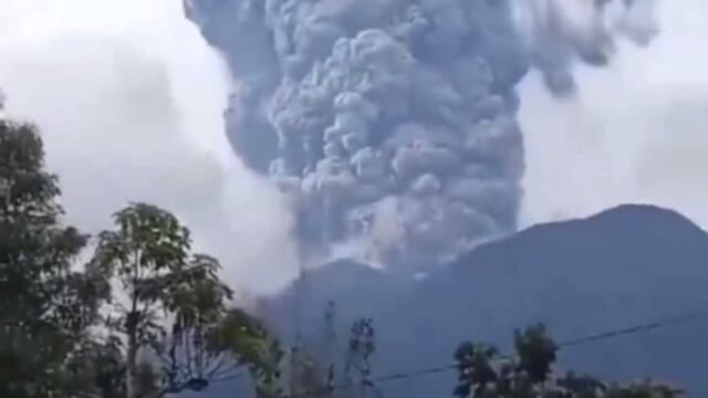 Erupción volcánica de Merapi, Indonesia