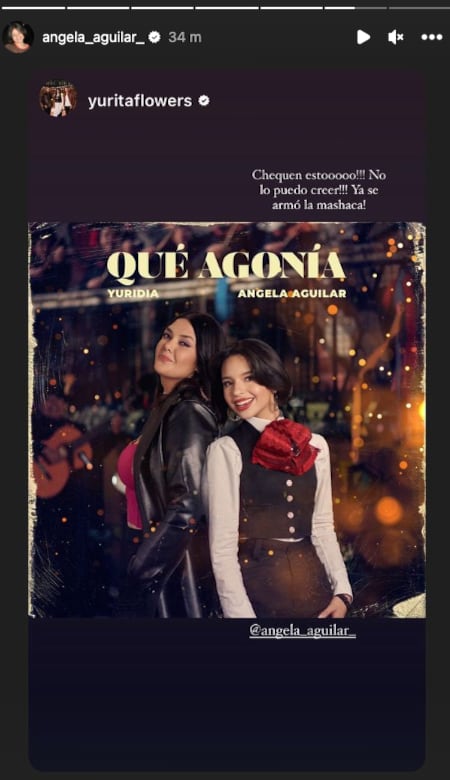 Ángela Aguilar lanzará su dueto con Yuridia