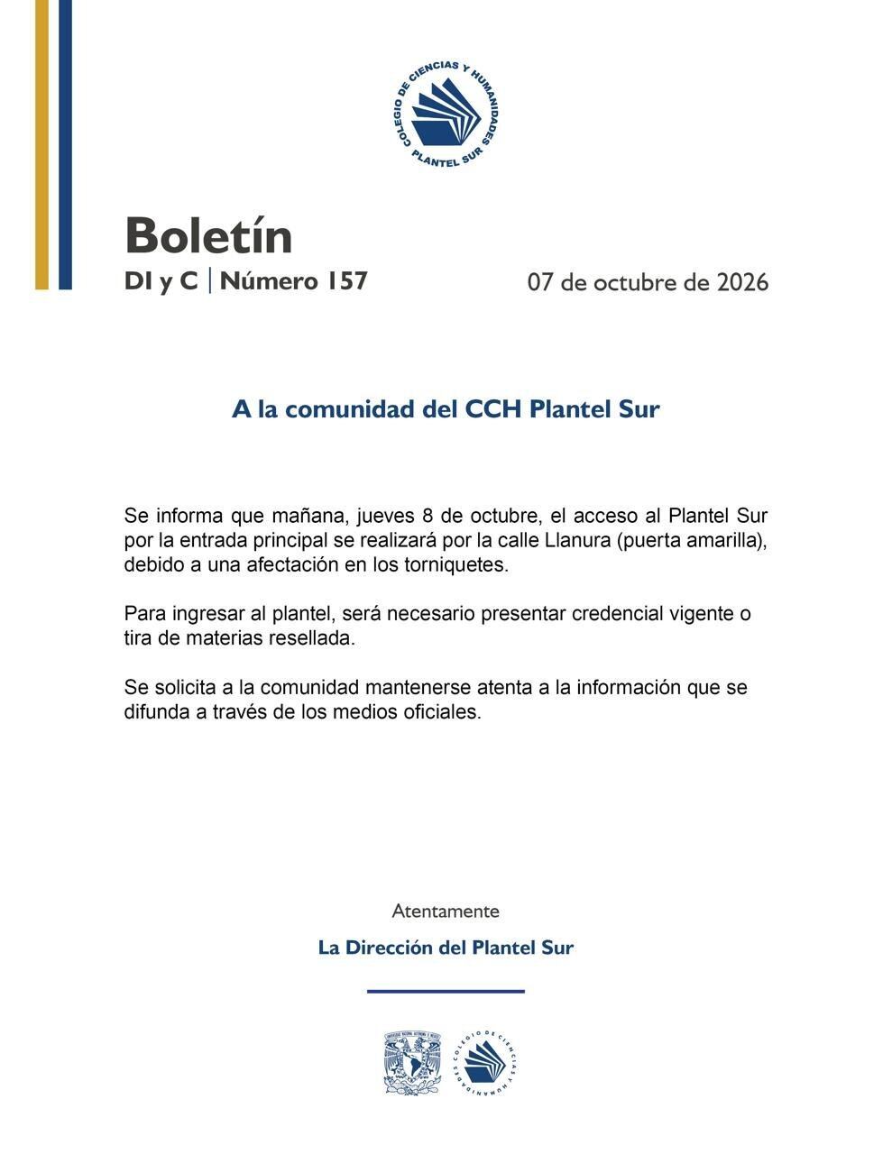 CCH Sur suspende actividades tras problemas en sus torniquetes