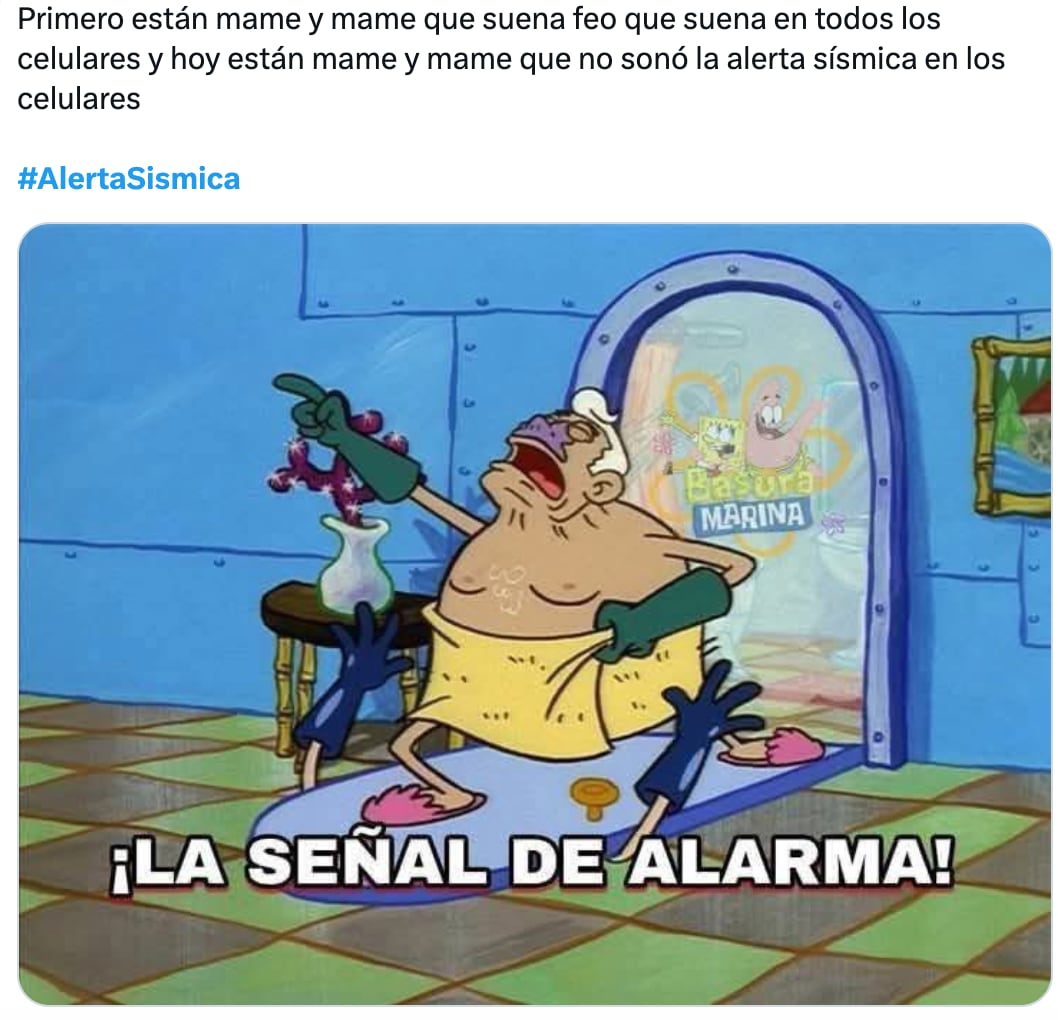 La falta de alarma en celulares tras el sismo de este 4 de mayo, provocó memes en redes sociales
