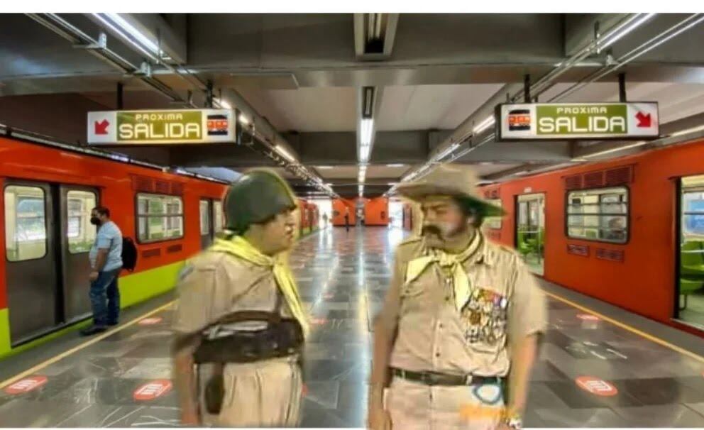 Memes de la Guardia Nacional en el Metro de la CDMX