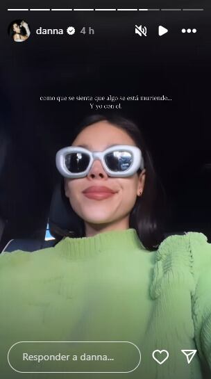 Danna Paola preocupa a sus seguidores con un extraño mensaje en redes sociales